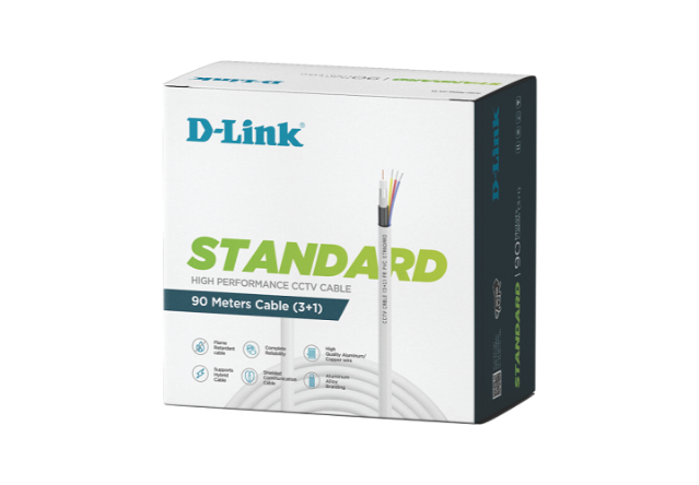 Dlink 3+1 Cable 90 Meter - Standard DCC-CAL-90 Dlink 3+1 Cable 90 Meter - Standard DCC-CAL-90