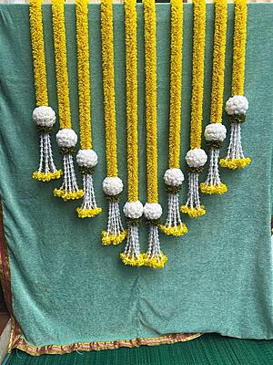 Cloth Ball Garland