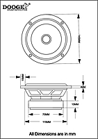 DE50M-01 Mid range 5" 4Ohms 30 Watts (2 Pcs) DE50M-01 Mid range 5" 4Ohms 30 Watts (2 Pcs)