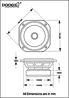 DE60C-02 Woofer 6" 8Ohms 50 Watts (Set of 2) DE60C-02 Woofer 6" 8Ohms 50 Watts (Set of 2)