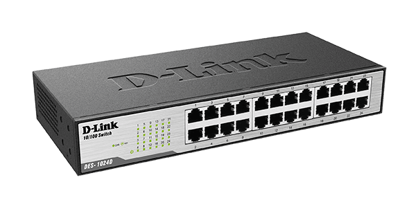 D-Link 24-Port 10/100 MBPS Desktop Switch D-Link 24-Port 10/100 MBPS Desktop Switch