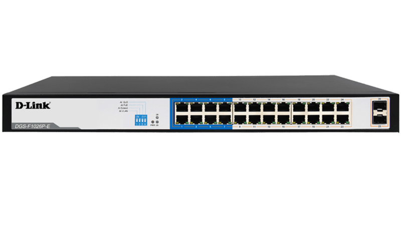 Dlink 24+2 Port POE Switch DGS-F1026P-E Dlink 24+2 Port POE Switch DGS-F1026P-E