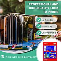 Dual Side GLOSSY A4 x 50 sheet 200 gsm INKJET PHOTO PAPER Dual Side GLOSSY A4 x 50 sheet 200 gsm INKJET PHOTO PAPER
