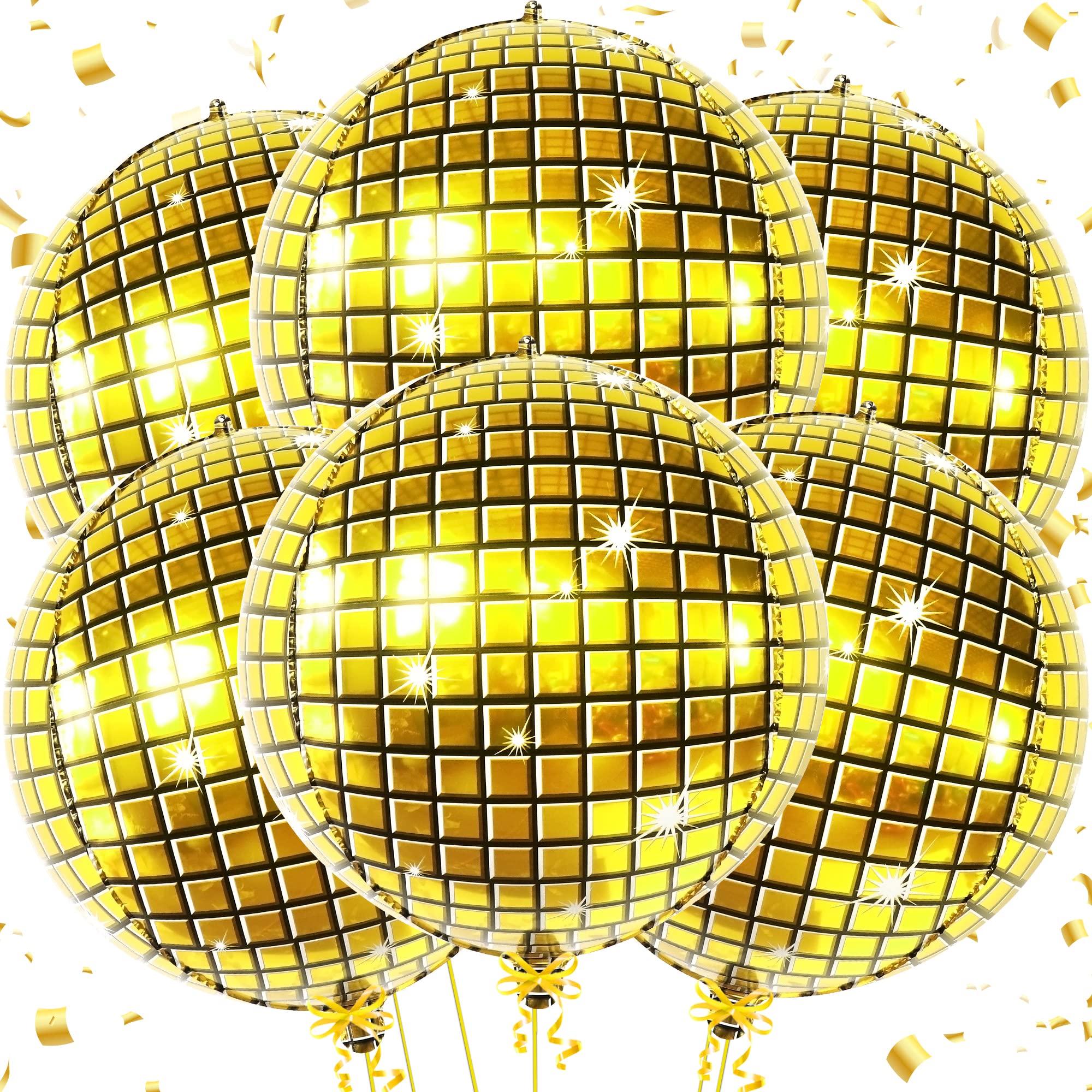 DISCO FOIL BALLOON | GOLD | PACK OF 1 DISCO FOIL BALLOON | GOLD | PACK OF 1