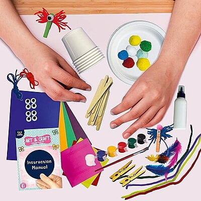 DIY Monster Puppet Art & Craft Activity