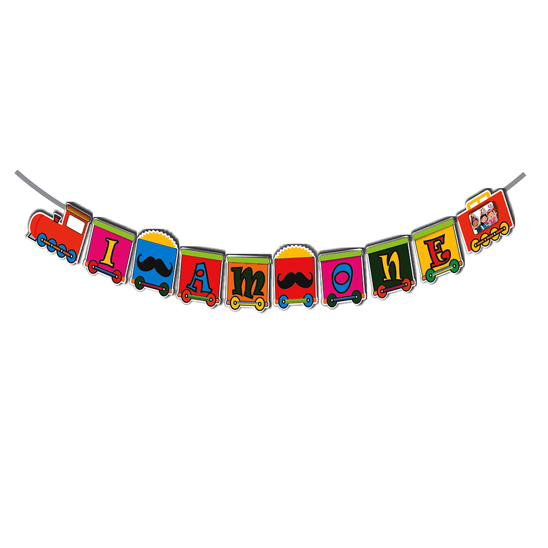 I Am One Train Banner | Happy Birthday I Am One Train Banner | Happy Birthday