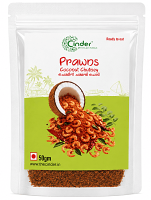 CINDER DRY PRAWN COCONUT CHUTNEY 50G CINDER DRY PRAWN COCONUT CHUTNEY 50G