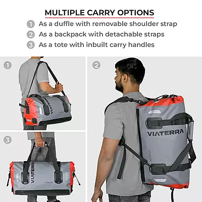Viaterra DryBag 40L - 100% Waterproof Motorcycle Tailbag (Universal) Viaterra DryBag 40L - 100% Waterproof Motorcycle Tailbag (Universal)