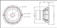 DS-63A0904 Mid Woofer 6.5" 4Ohms 120 Watts aluminium cone (2 Pcs) LIMITED EDITION DS-63A0904 Mid Woofer 6.5" 4Ohms 120 Watts aluminium cone (2 Pcs) LIMITED EDITION