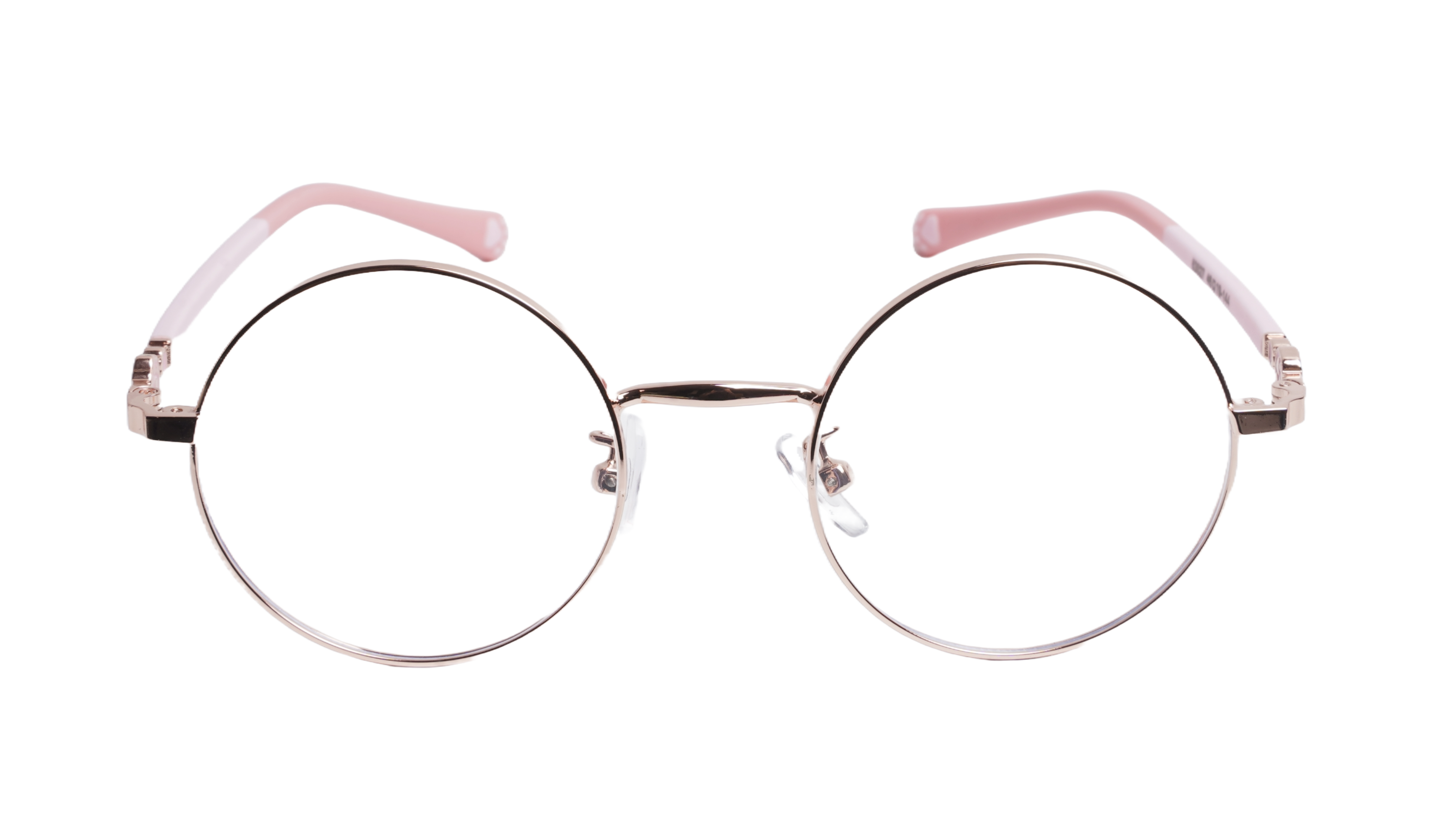 Soigné Kids Small Round Spectacle Frame.Pink&Gold.(4-9)Y-Girl