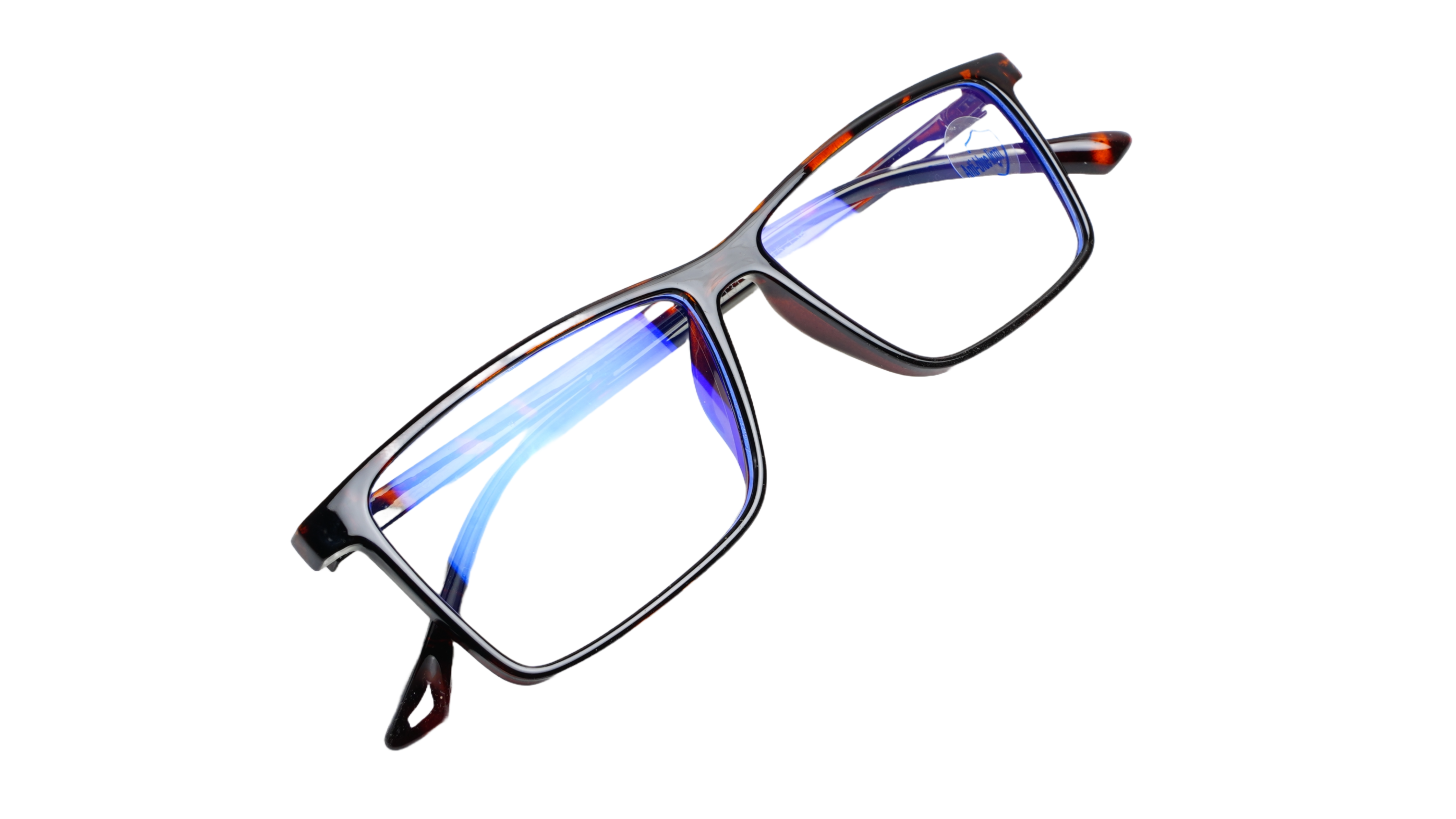 Soigné Unisex Rectangular Spectacle Frame.Leopard Print-Large
