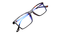 Soigné Unisex Rectangular Spectacle Frame.Leopard Print-Large