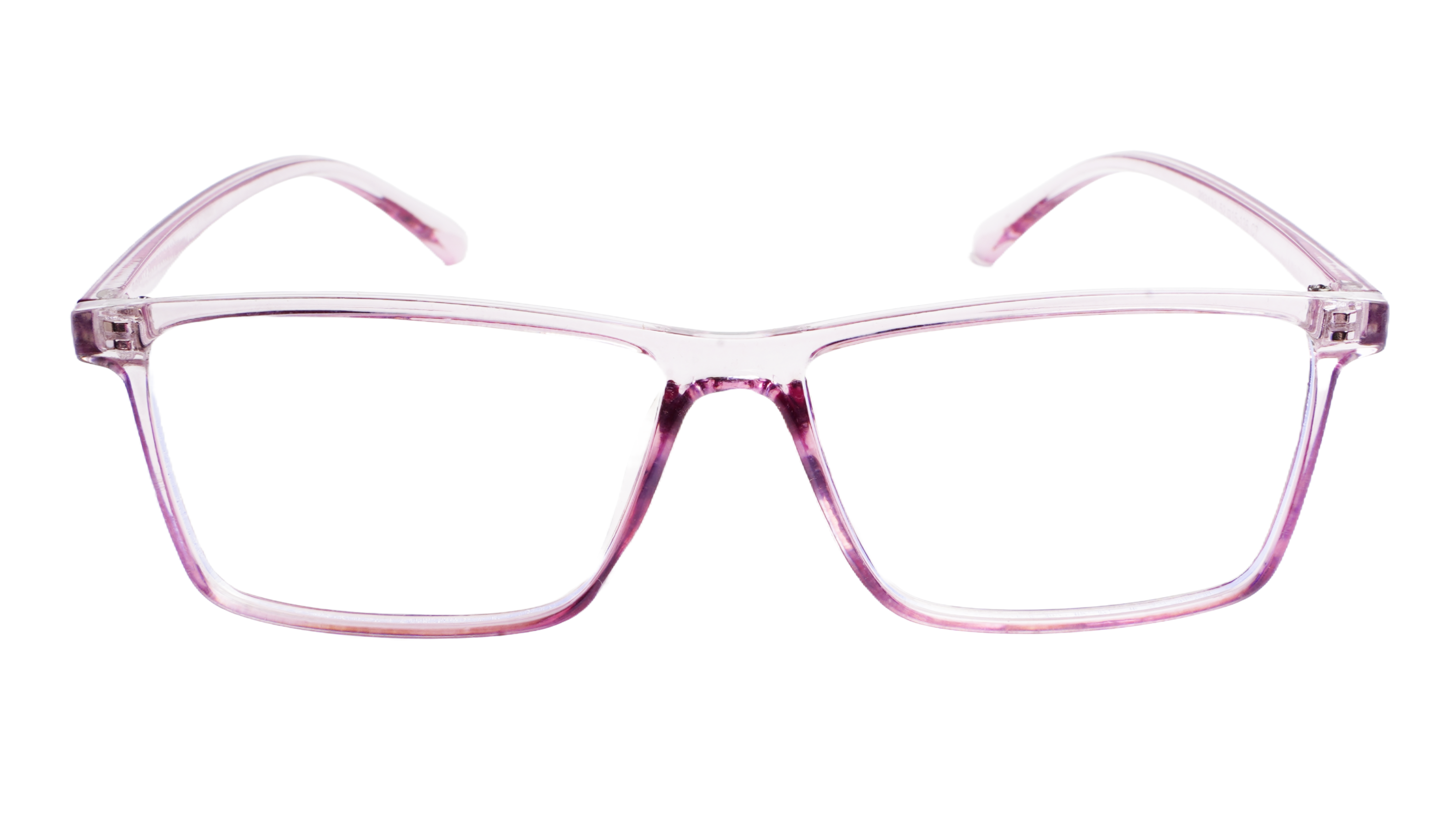Soigné Female Rectangular Spectacle Frame.Light Purple-Large
