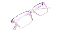 Soigné Female Rectangular Spectacle Frame.Light Purple-Large Soigné Female Rectangular Spectacle Frame.Light Purple-Large