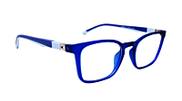 Soigné Kids&Teens Square Spectacle Frame-Blue.(6-13)Y-Unisex Soigné Kids&Teens Square Spectacle Frame-Blue.(6-13)Y-Unisex
