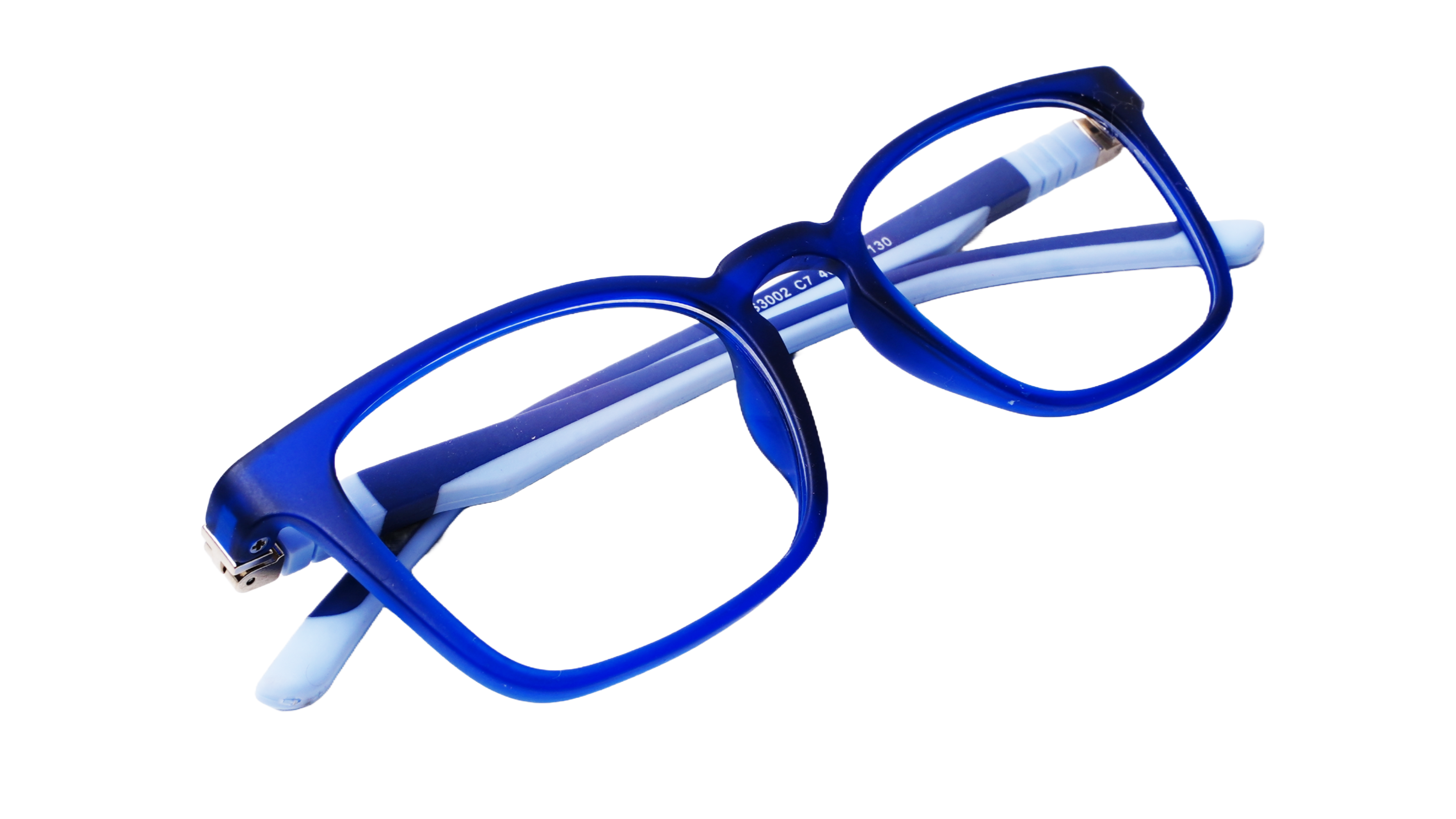 Soigné Kids&Teens Square Spectacle Frame-Blue.(6-13)Y-Unisex