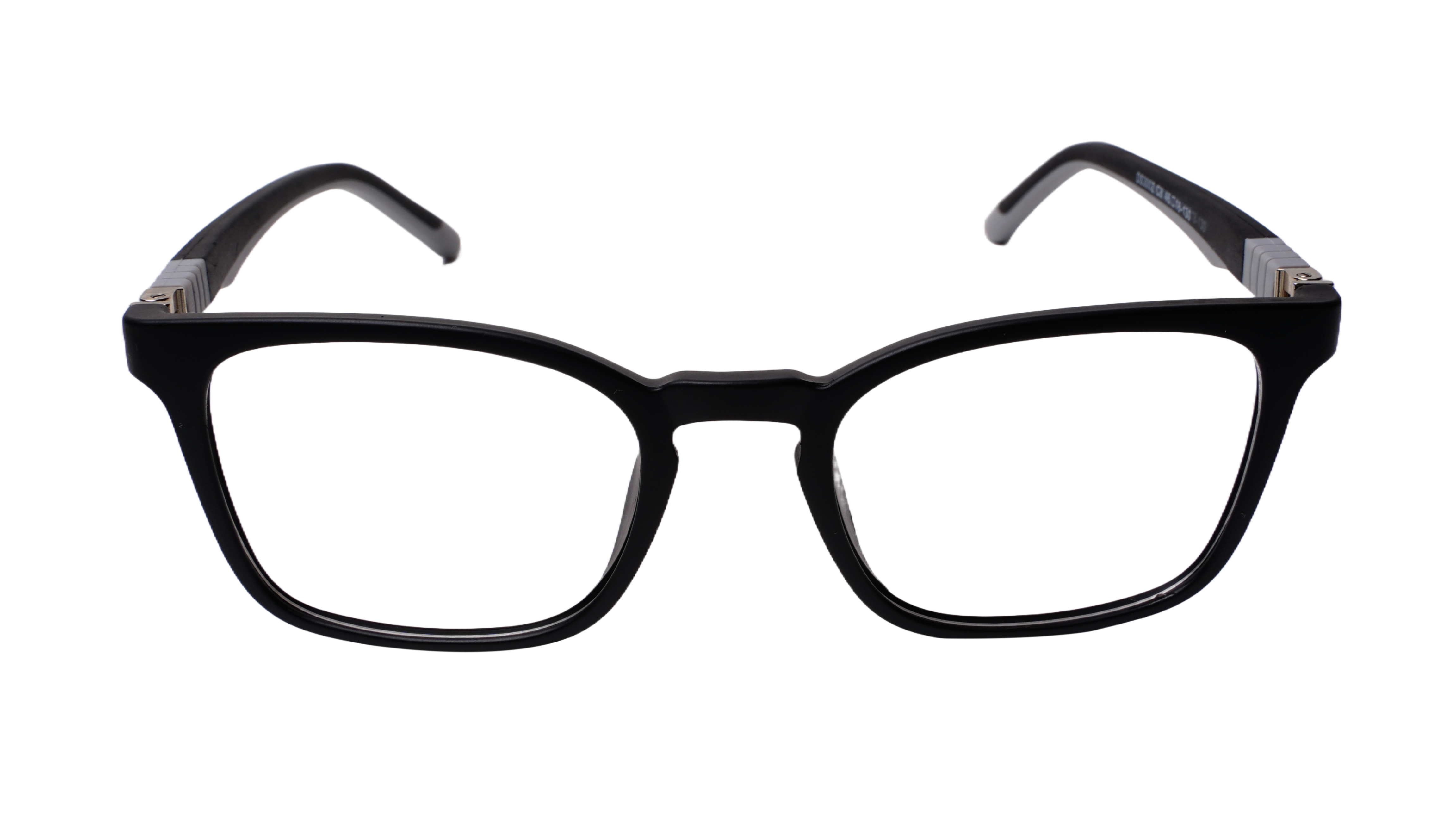 Soigné Kids&Teens Square Spectacle Frame-Black&Grey.(6-13)Y-Unisex