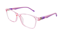 Soigné Kids&Teens Small Rectangular Spectacle Frame.Pink&Purple(7-14)Y-Girl Soigné Kids&Teens Small Rectangular Spectacle Frame.Pink&Purple(7-14)Y-Girl