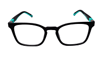 Soigné Kids&Teens Square Spectacle Frame-Black&Green.(6-13)Y-Unisex Soigné Kids&Teens Square Spectacle Frame-Black&Green.(6-13)Y-Unisex