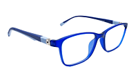 Soigné Kids Rectangular Spectacle Frame.Blue.(5-12)Y-Unisex Soigné Kids Rectangular Spectacle Frame.Blue.(5-12)Y-Unisex