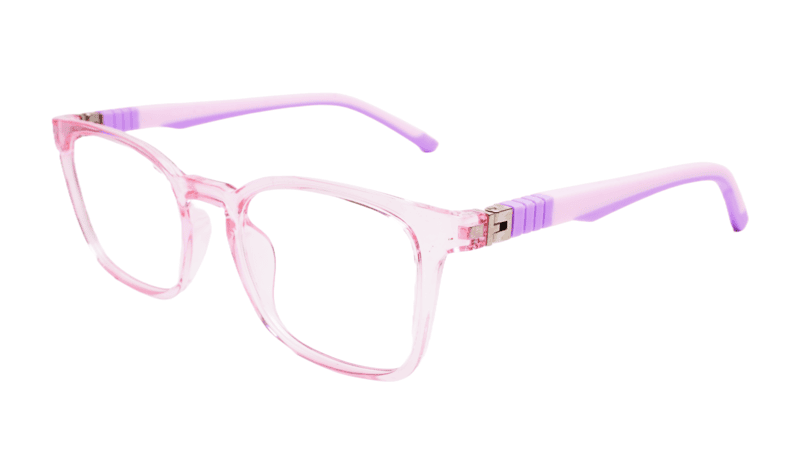Soigné Kids Small Square Spectacle Frame.Pink&Purple(6-13)Y-Girl Soigné Kids Small Square Spectacle Frame.Pink&Purple(6-13)Y-Girl
