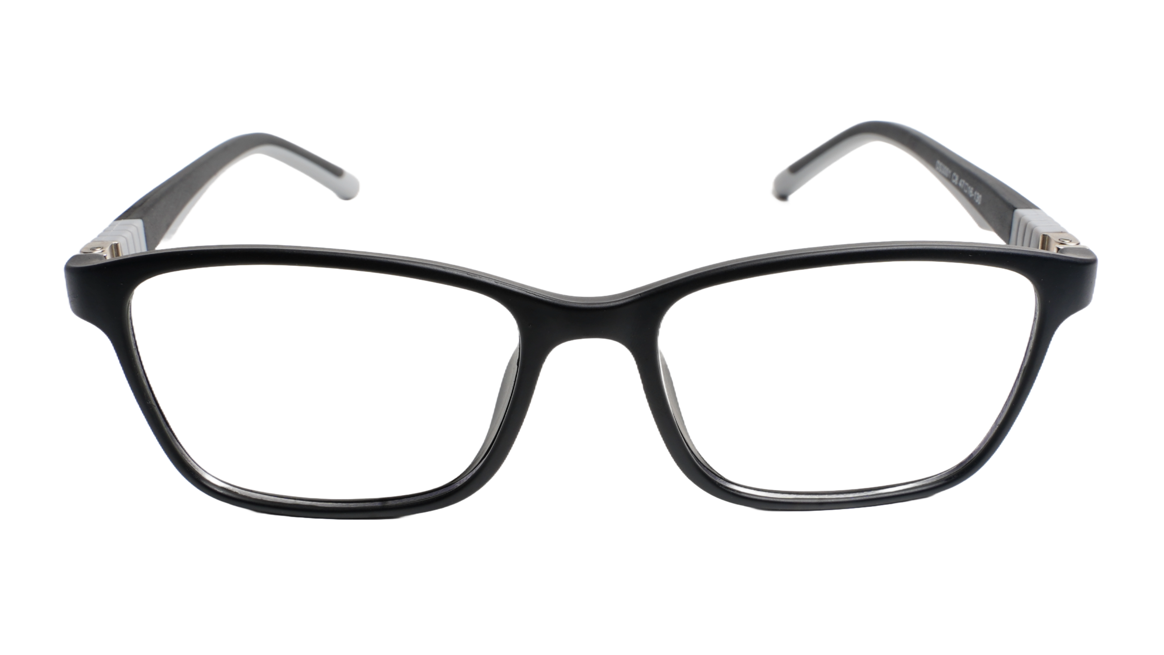 Soigné Kids&Teens Rectangular Spectacle Frame.Black&Grey.(7-14)Y-Unisex