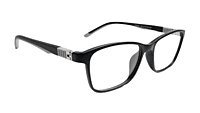 Soigné Kids&Teens Rectangular Spectacle Frame.Black&Grey.(7-14)Y-Unisex Soigné Kids&Teens Rectangular Spectacle Frame.Black&Grey.(7-14)Y-Unisex