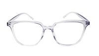 Soigné Unisex Oversized Square Spectacle Frame.Transparent&Blue