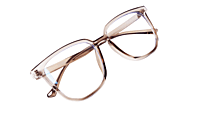 Soigné Unisex Oversized Square Spectacle Frame. See Through Gray Soigné Unisex Oversized Square Spectacle Frame. See Through Gray