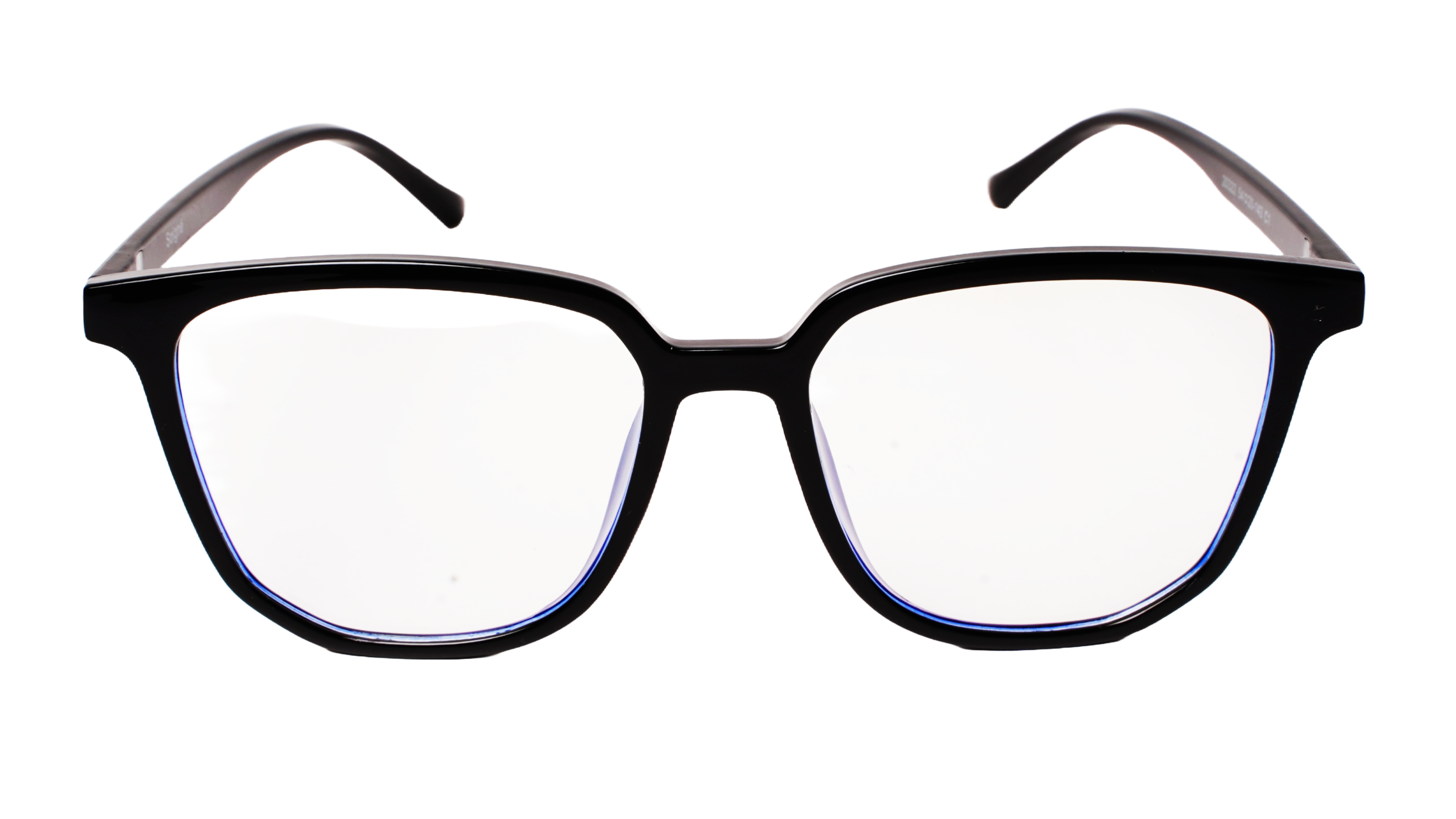 Soigné Unisex Oversized Square Spectacle Frame.Black