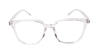 Soigné Unisex Oversized Square Spectacle Frame.Transparent Color Soigné Unisex Oversized Square Spectacle Frame.Transparent Color