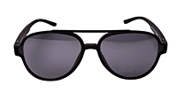 Soigné Unisex Large Aviator Sunglasses.Black&Gray Soigné Unisex Large Aviator Sunglasses.Black&Gray