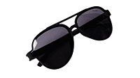 Soigné Unisex Large Aviator Sunglasses.Black&Gray Soigné Unisex Large Aviator Sunglasses.Black&Gray