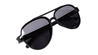 Soigné Unisex Large Aviator Sunglasses.Black&Red Soigné Unisex Large Aviator Sunglasses.Black&Red