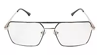 Soigné Unisex Rectangular Spectacle Frame.Gold&Black-Large