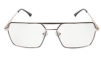 Soigné Unisex Rectangular Spectacle Frame.Gold&Black-Large Soigné Unisex Rectangular Spectacle Frame.Gold&Black-Large
