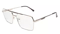 Soigné Unisex Rectangular Spectacle Frame.Gold-Large