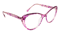 Soigné Female Large Cat Eye Spectacle.Purple&Transparent Soigné Female Large Cat Eye Spectacle.Purple&Transparent
