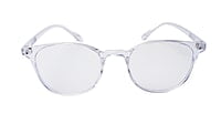Soigné Unisex Round Medium Spectacle Frames.Transparent Soigné Unisex Round Medium Spectacle Frames.Transparent