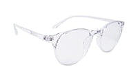 Soigné Unisex Round Medium Spectacle Frames.Transparent Soigné Unisex Round Medium Spectacle Frames.Transparent