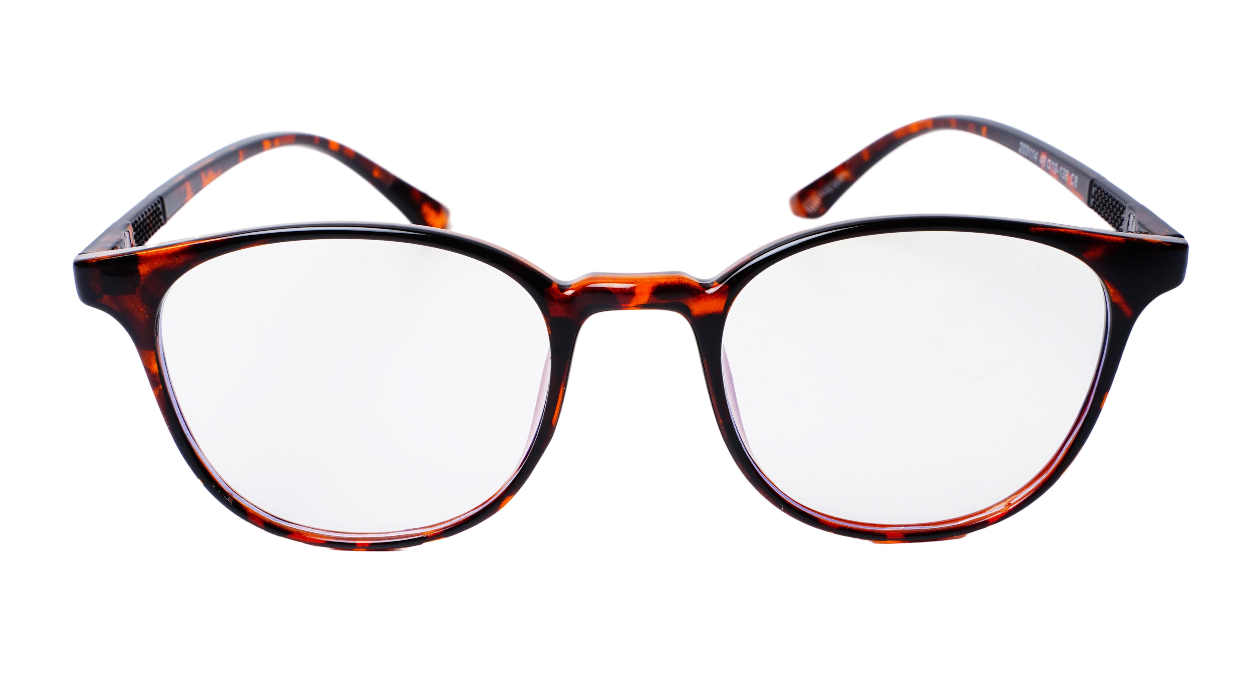 Soigné Unisex Round Medium Spectacle Frames.Leopard Print