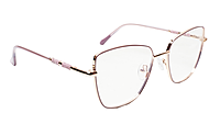 Soigné Female Oversized Cat Eye Spectacle Frame.Golden&Purple Soigné Female Oversized Cat Eye Spectacle Frame.Golden&Purple
