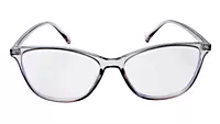 Soigné Female Large Cat Eye Spectacle Frame.Gray