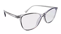 Soigné Female Large Cat Eye Spectacle Frame.Gray