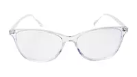 Soigné Female Large Cat Eye Spectacle Frame.Transparent Frame