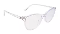 Soigné Female Large Cat Eye Spectacle Frame.Transparent Frame