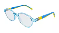 Soigné Kids Small Round Spectacle Frame.Blue&Yellow.(4-11)Yr-Unisex