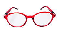 Soigné Kids Small Round Spectacle Frame.Red&Black.(4-11)Yr-Unisex Soigné Kids Small Round Spectacle Frame.Red&Black.(4-11)Yr-Unisex