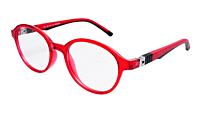 Soigné Kids Small Round Spectacle Frame.Red&Black.(4-11)Yr-Unisex Soigné Kids Small Round Spectacle Frame.Red&Black.(4-11)Yr-Unisex