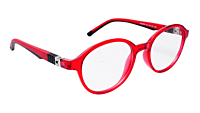 Soigné Kids Small Round Spectacle Frame.Red&Black.(4-11)Yr-Unisex Soigné Kids Small Round Spectacle Frame.Red&Black.(4-11)Yr-Unisex
